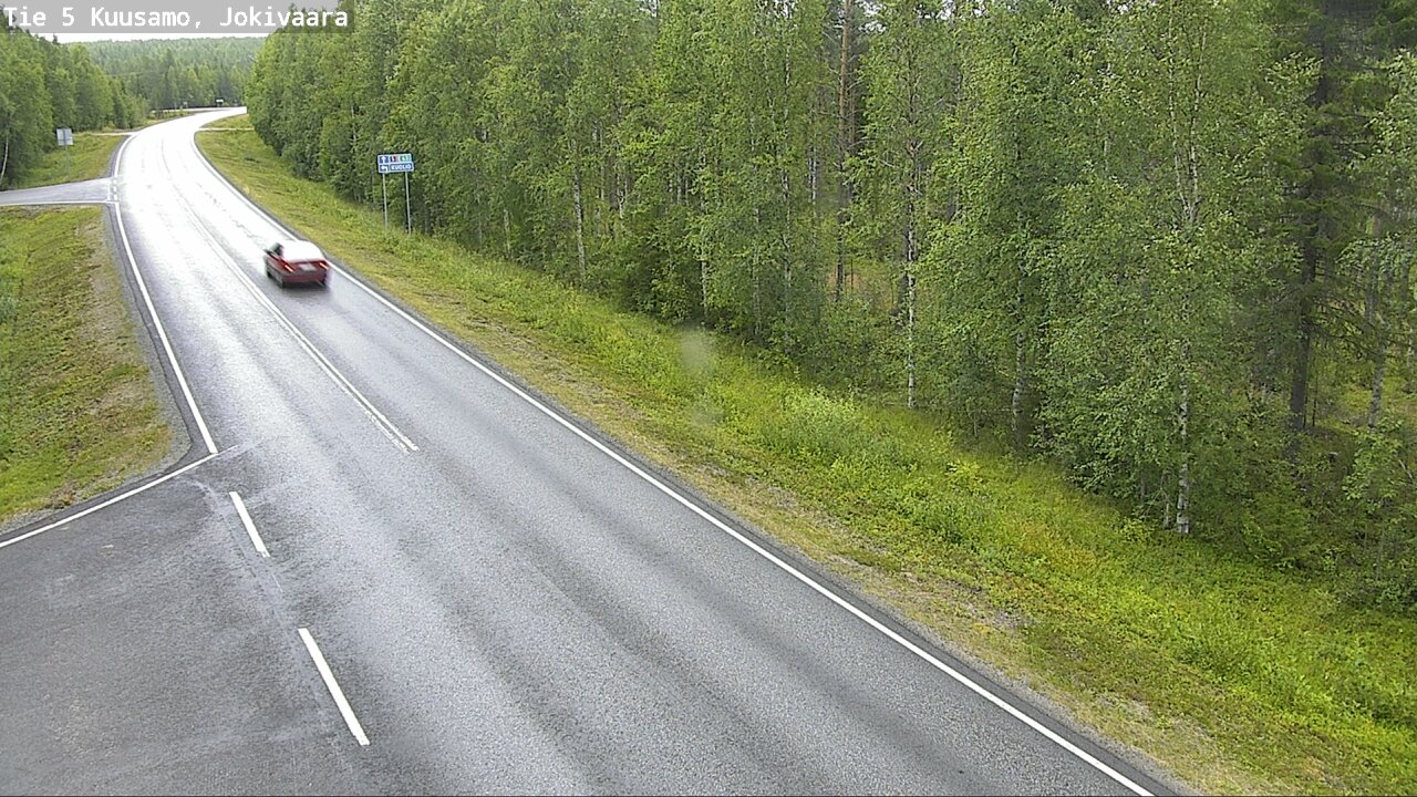 Kelikamerat Kuva Tie 5 Kuusamo, Jokivaara, Kuusamo, Pohjois-Pohjanmaa