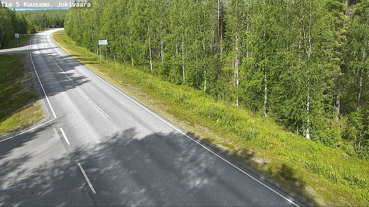 Kelikamerat Kuva Tie 5 Kuusamo, Jokivaara, Kuusamo, Pohjois-Pohjanmaa