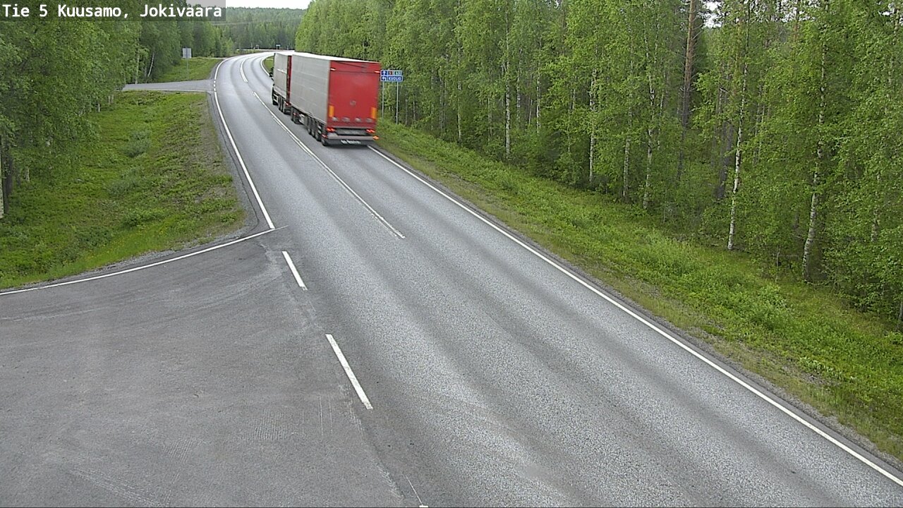 Kelikamerat Kuva Tie 5 Kuusamo, Jokivaara, Kuusamo, Pohjois-Pohjanmaa