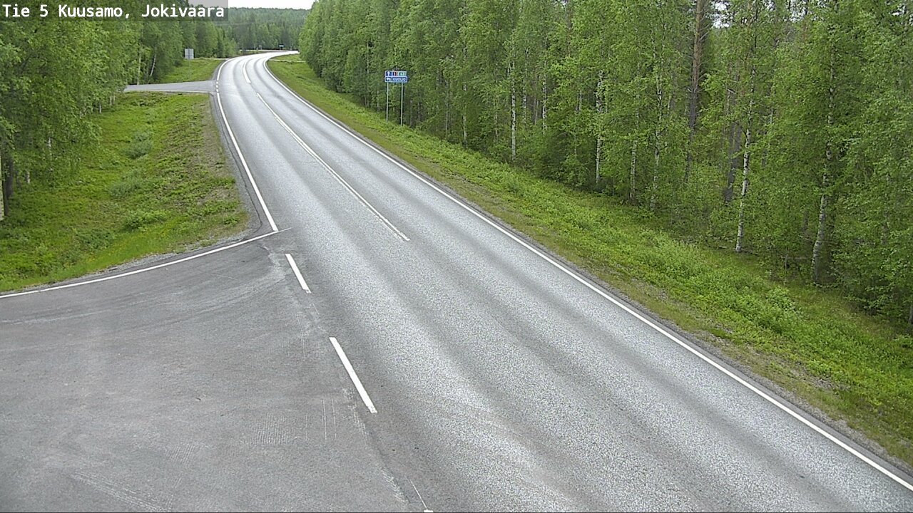 Kelikamerat Kuva Tie 5 Kuusamo, Jokivaara, Kuusamo, Pohjois-Pohjanmaa