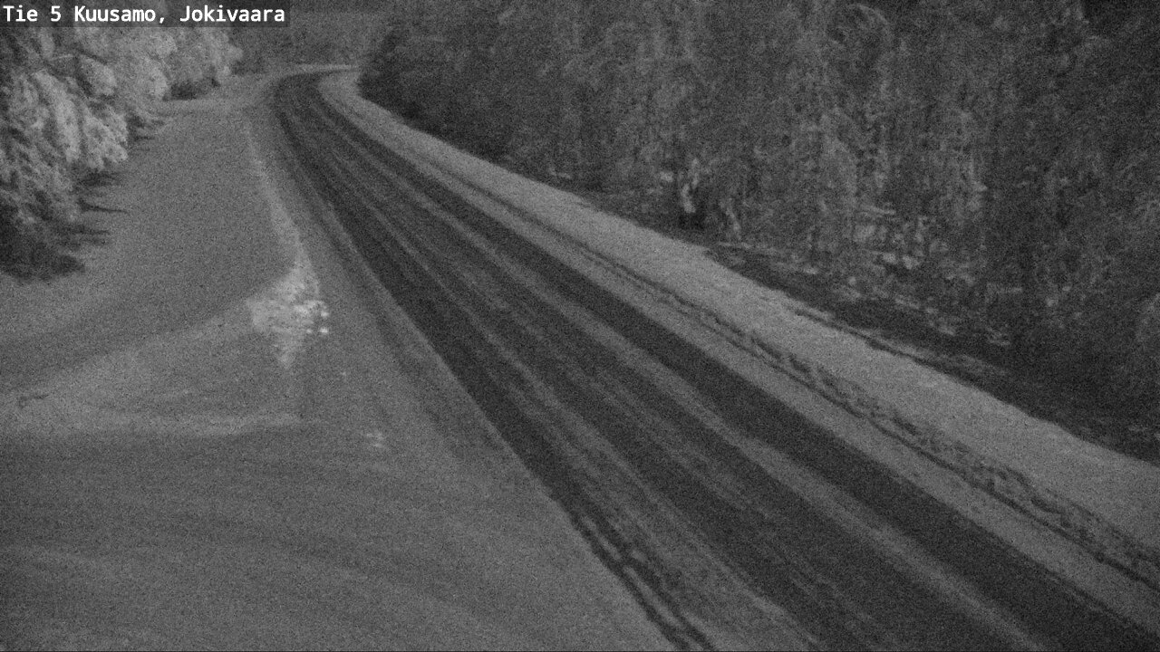 Weather Camera Image Road 5 Kuusamo, Jokivaara, Kuusamo, Pohjois-Pohjanmaa
