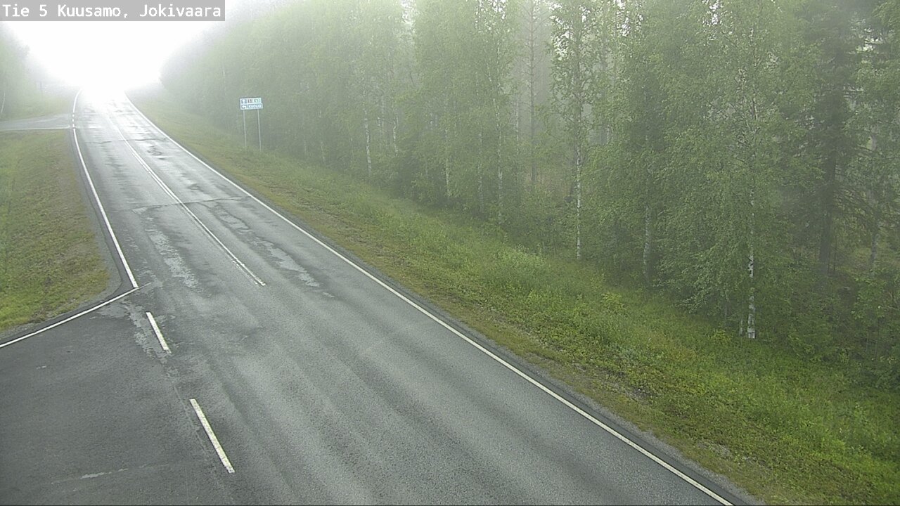 Kelikamerat Kuva Tie 5 Kuusamo, Jokivaara, Kuusamo, Pohjois-Pohjanmaa