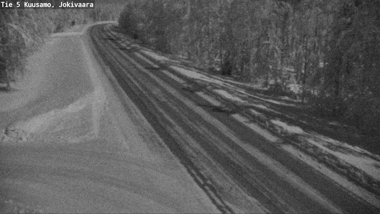 Weather Camera Image Road 5 Kuusamo, Jokivaara, Kuusamo, Pohjois-Pohjanmaa