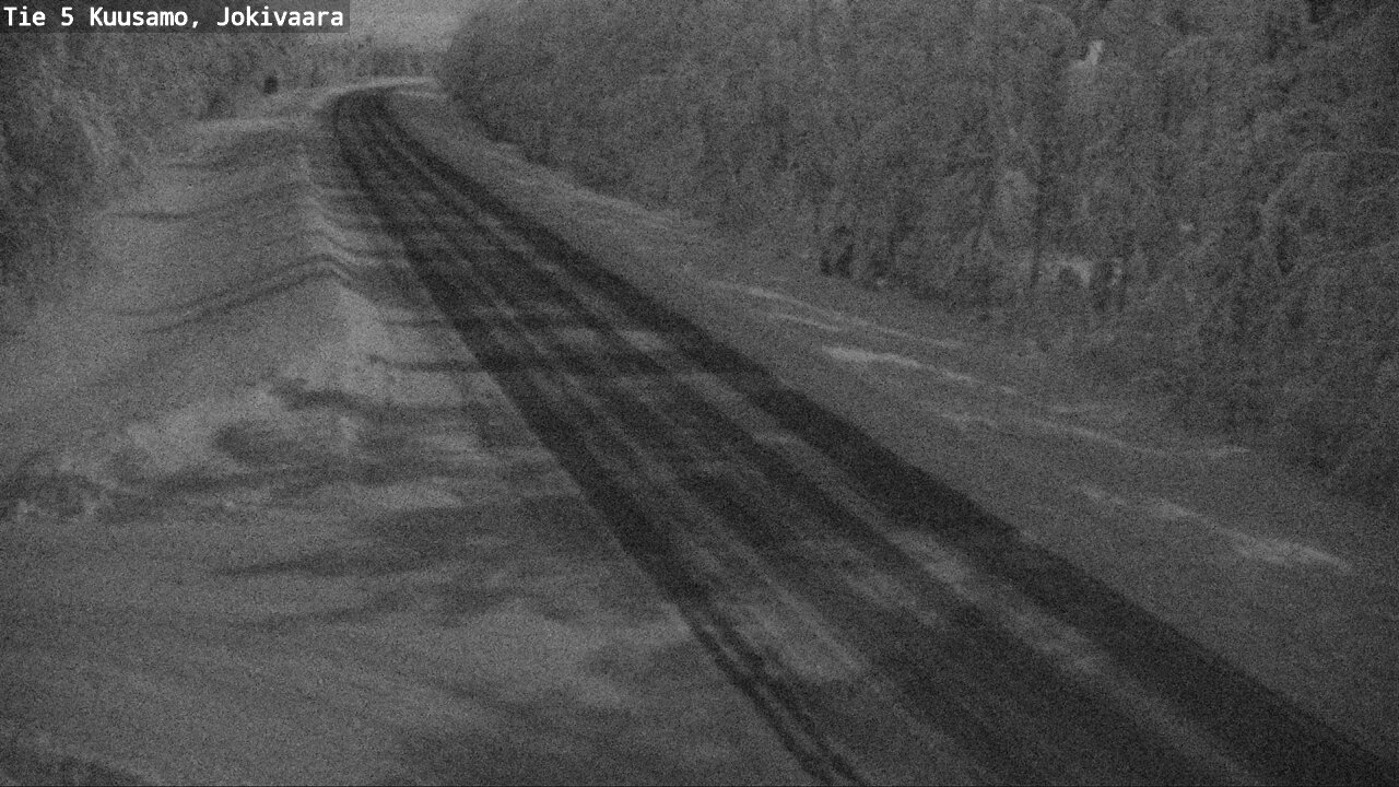 Weather Camera Image Road 5 Kuusamo, Jokivaara, Kuusamo, Pohjois-Pohjanmaa