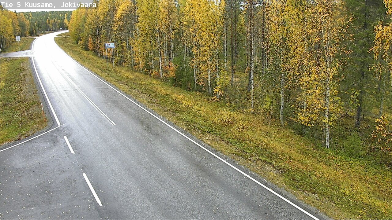Kelikamerat Kuva Tie 5 Kuusamo, Jokivaara, Kuusamo, Pohjois-Pohjanmaa