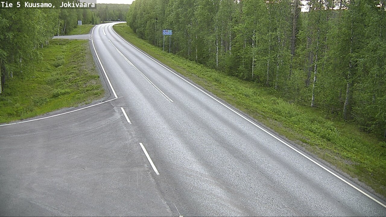 Kelikamerat Kuva Tie 5 Kuusamo, Jokivaara, Kuusamo, Pohjois-Pohjanmaa