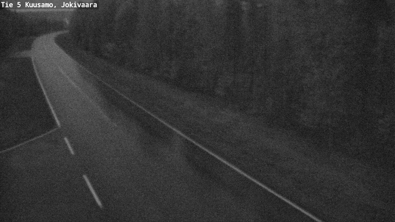 Weather Camera Image Road 5 Kuusamo, Jokivaara, Kuusamo, Pohjois-Pohjanmaa