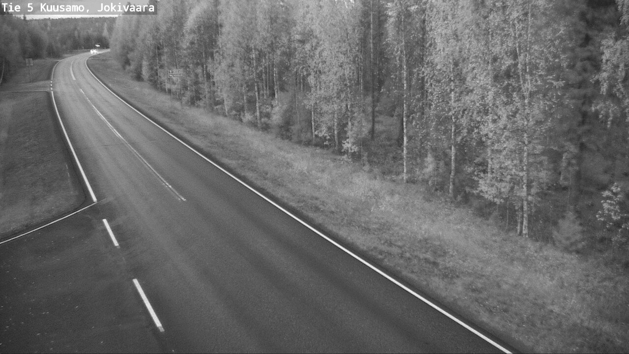 Weather Camera Image Road 5 Kuusamo, Jokivaara, Kuusamo, Pohjois-Pohjanmaa