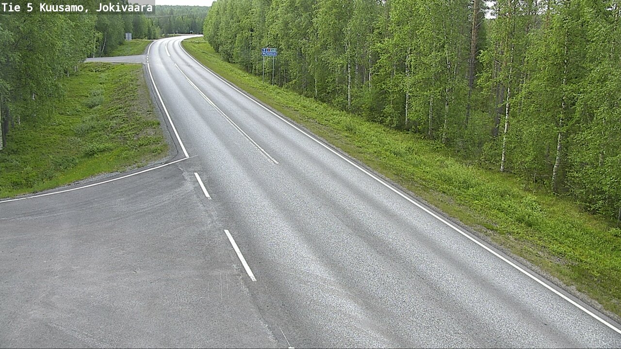 Kelikamerat Kuva Tie 5 Kuusamo, Jokivaara, Kuusamo, Pohjois-Pohjanmaa