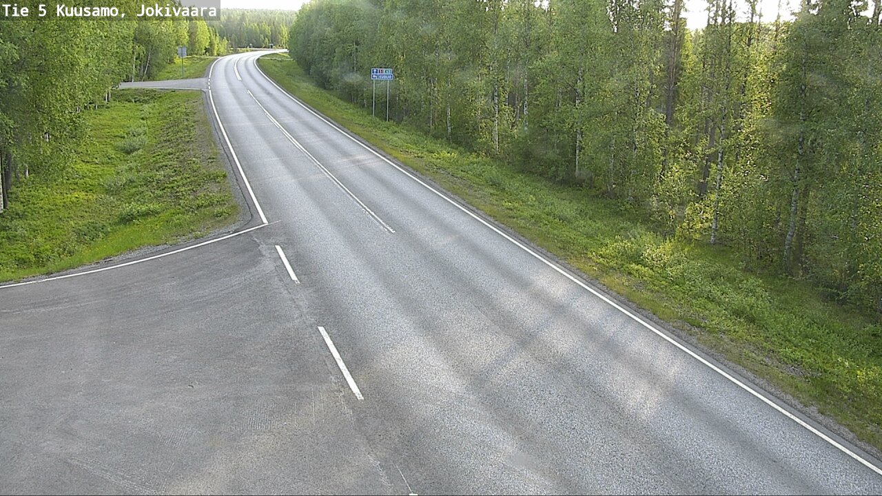 Kelikamerat Kuva Tie 5 Kuusamo, Jokivaara, Kuusamo, Pohjois-Pohjanmaa