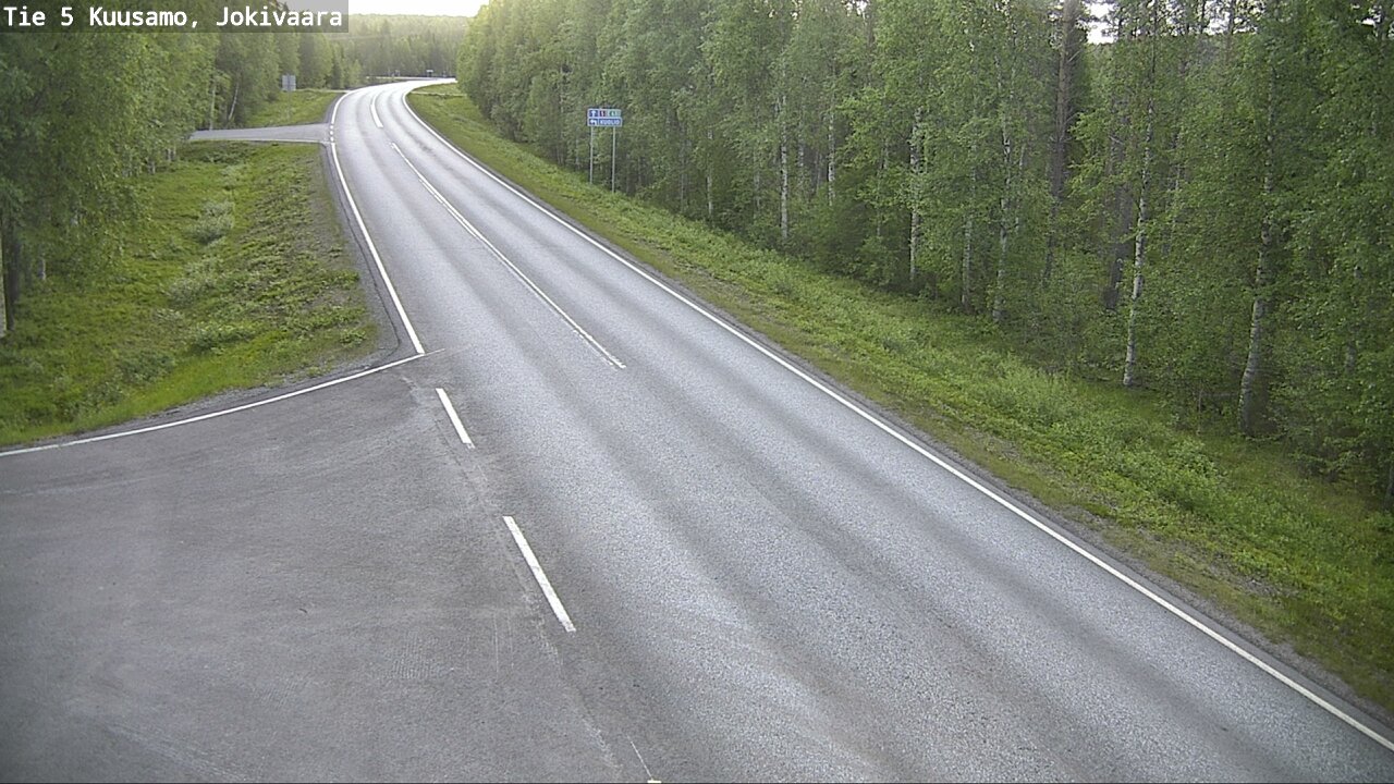 Kelikamerat Kuva Tie 5 Kuusamo, Jokivaara, Kuusamo, Pohjois-Pohjanmaa