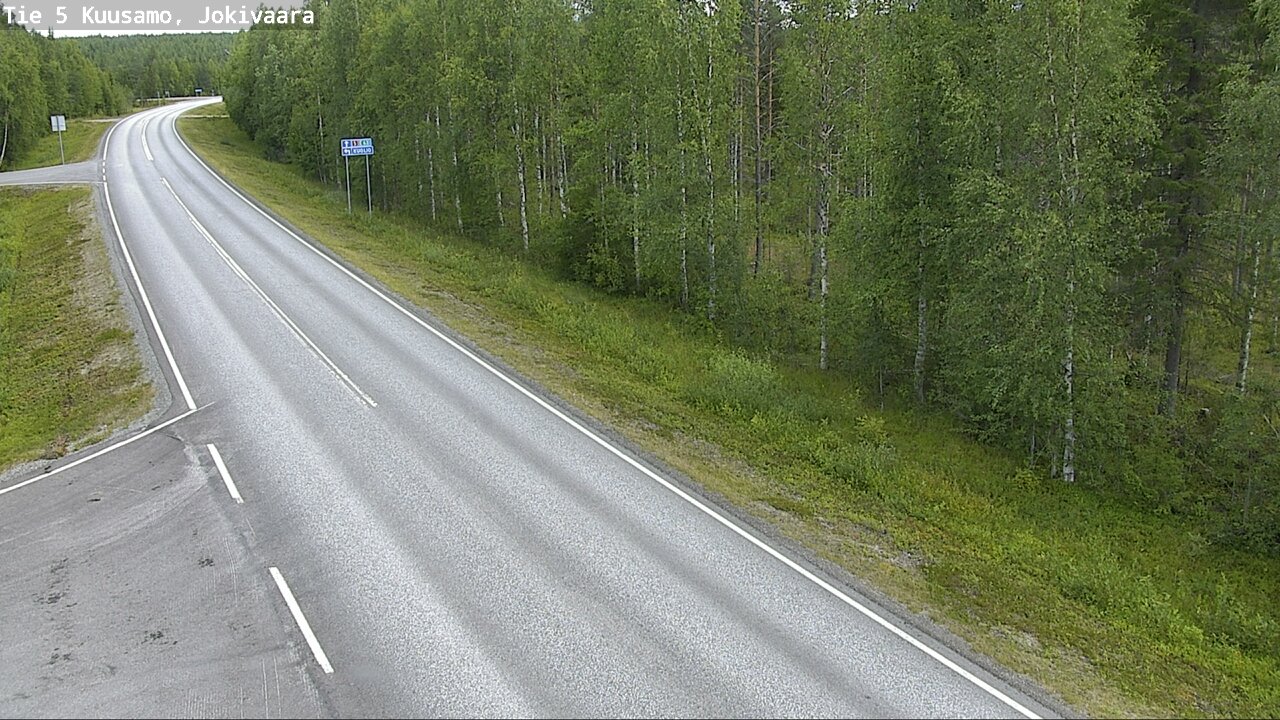 Kelikamerat Kuva Tie 5 Kuusamo, Jokivaara, Kuusamo, Pohjois-Pohjanmaa