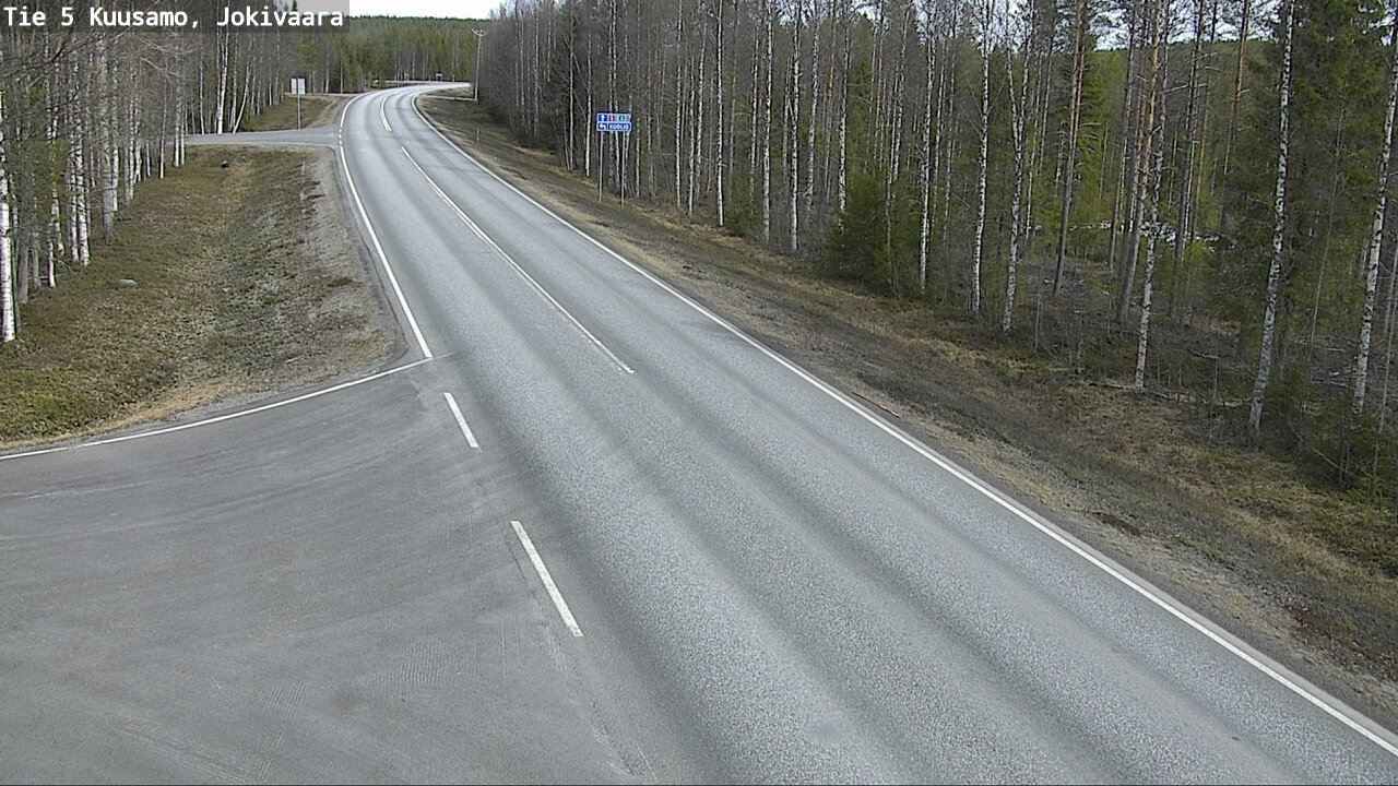 Kelikamerat Kuva Tie 5 Kuusamo, Jokivaara, Kuusamo, Pohjois-Pohjanmaa