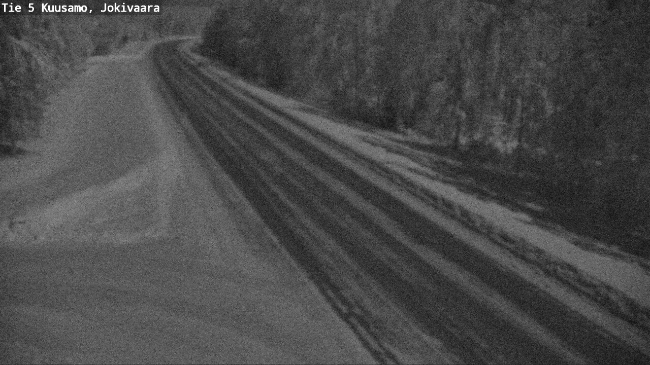Weather Camera Image Road 5 Kuusamo, Jokivaara, Kuusamo, Pohjois-Pohjanmaa