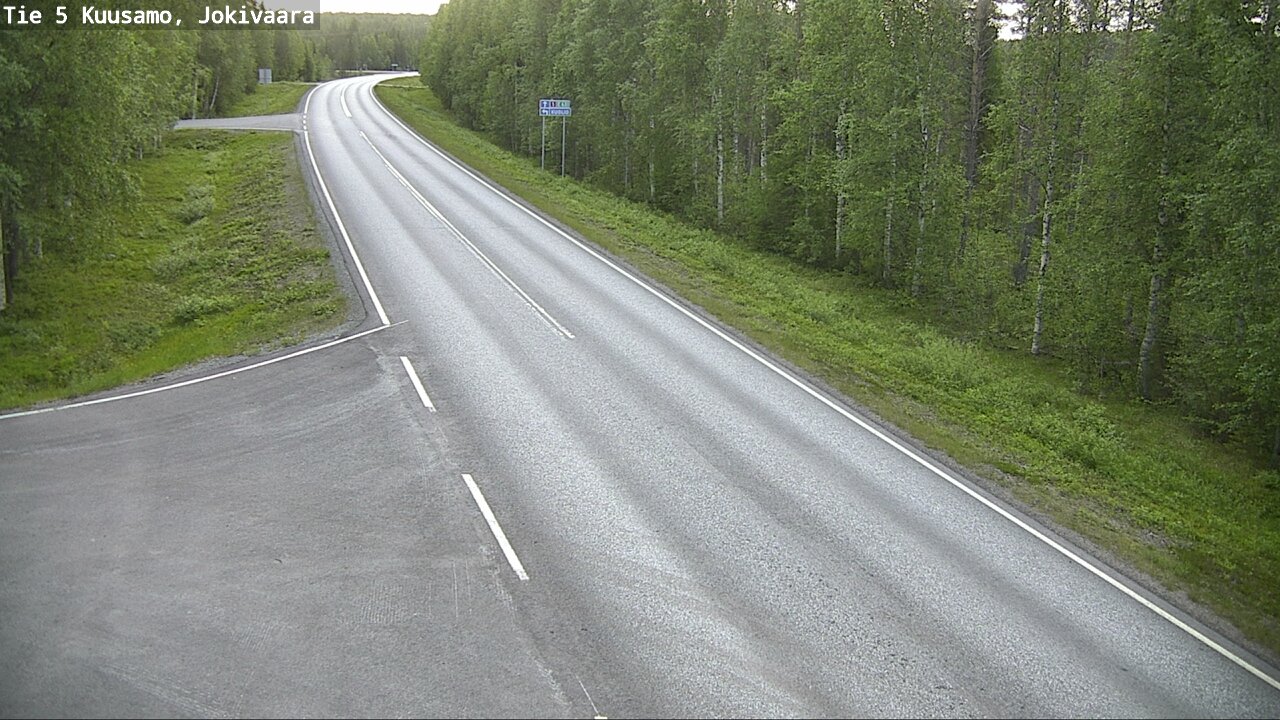 Kelikamerat Kuva Tie 5 Kuusamo, Jokivaara, Kuusamo, Pohjois-Pohjanmaa