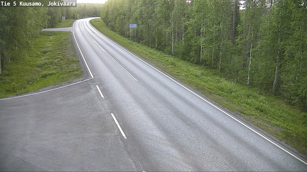 Kelikamerat Kuva Tie 5 Kuusamo, Jokivaara, Kuusamo, Pohjois-Pohjanmaa