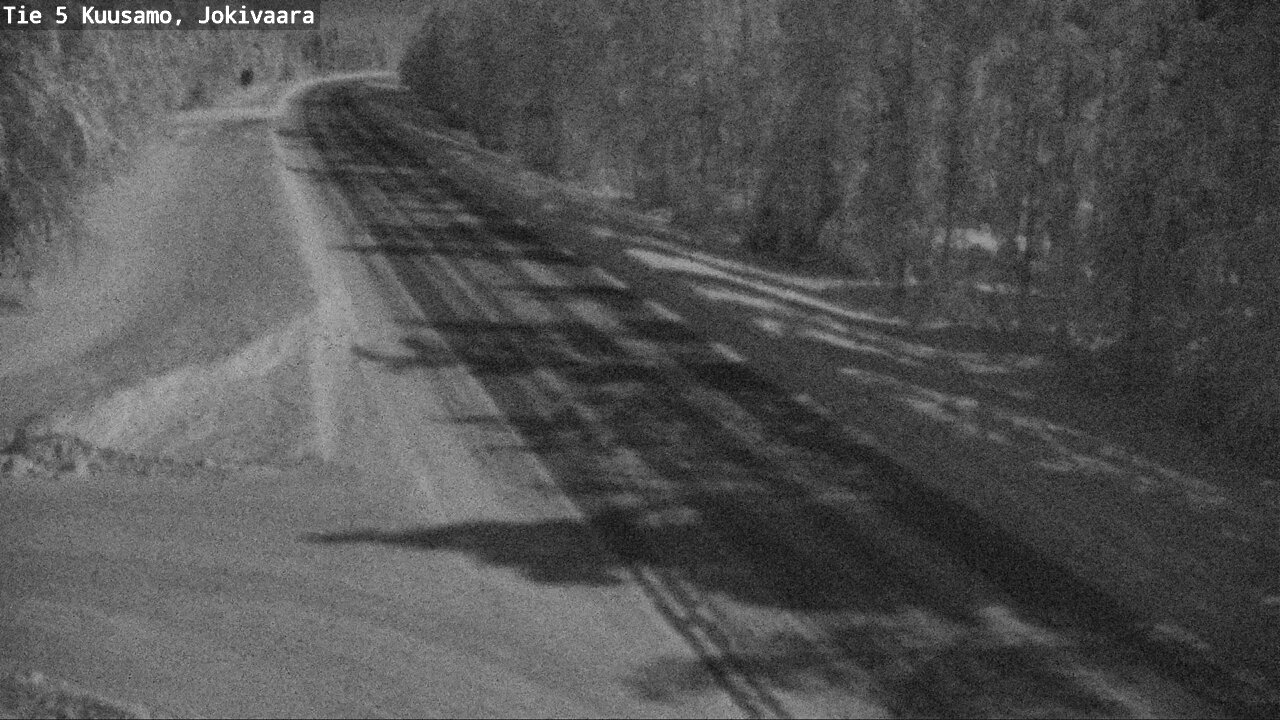 Weather Camera Image Road 5 Kuusamo, Jokivaara, Kuusamo, Pohjois-Pohjanmaa
