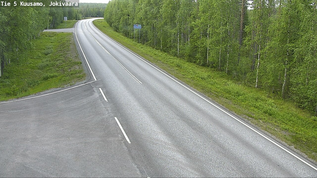 Kelikamerat Kuva Tie 5 Kuusamo, Jokivaara, Kuusamo, Pohjois-Pohjanmaa