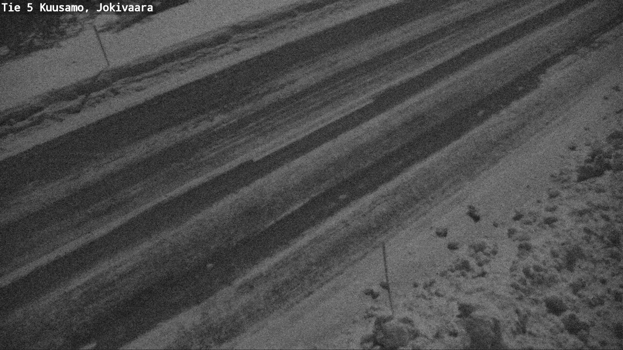 Weather Camera Image Road 5 Kuusamo, Jokivaara, Kuusamo, Pohjois-Pohjanmaa