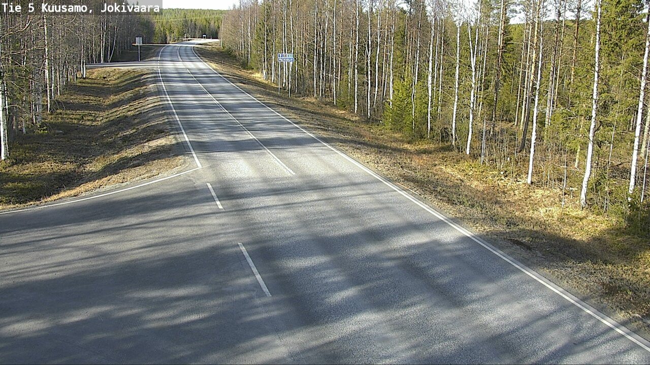 Kelikamerat Kuva Tie 5 Kuusamo, Jokivaara, Kuusamo, Pohjois-Pohjanmaa