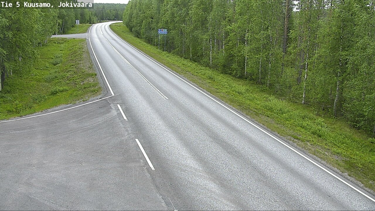 Kelikamerat Kuva Tie 5 Kuusamo, Jokivaara, Kuusamo, Pohjois-Pohjanmaa