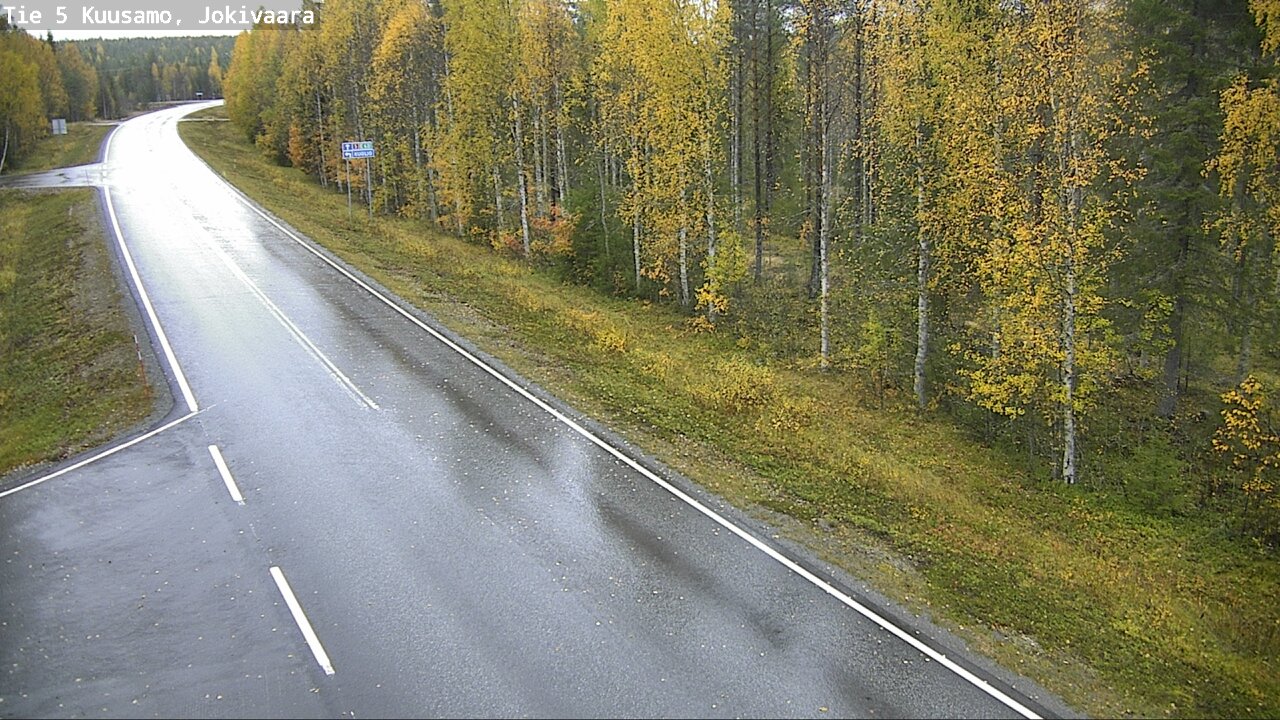 Weather Camera Image Road 5 Kuusamo, Jokivaara, Kuusamo, Pohjois-Pohjanmaa
