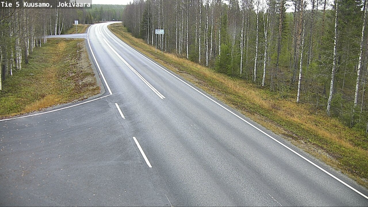 Kelikamerat Kuva Tie 5 Kuusamo, Jokivaara, Kuusamo, Pohjois-Pohjanmaa