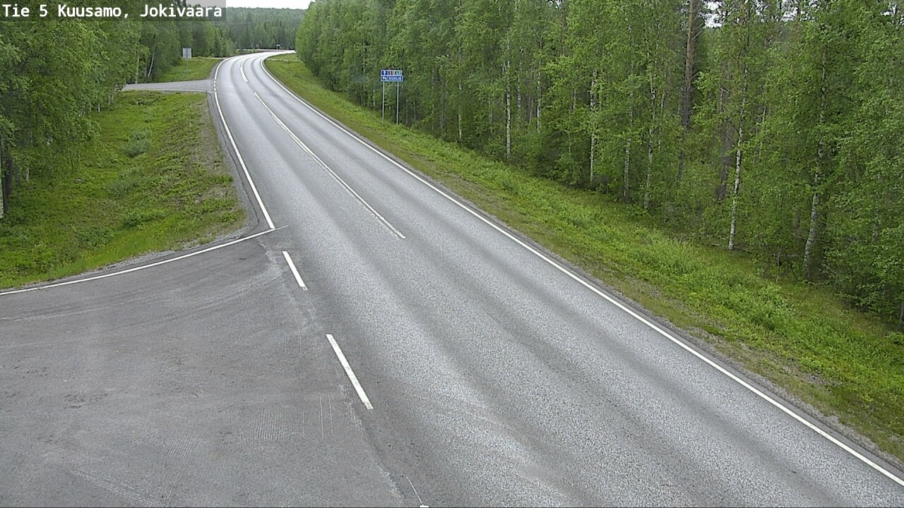 Kelikamerat Kuva Tie 5 Kuusamo, Jokivaara, Kuusamo, Pohjois-Pohjanmaa