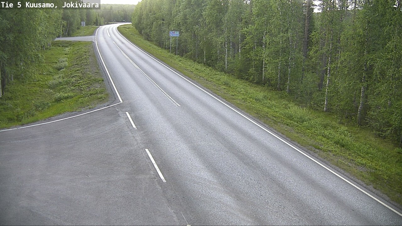 Kelikamerat Kuva Tie 5 Kuusamo, Jokivaara, Kuusamo, Pohjois-Pohjanmaa