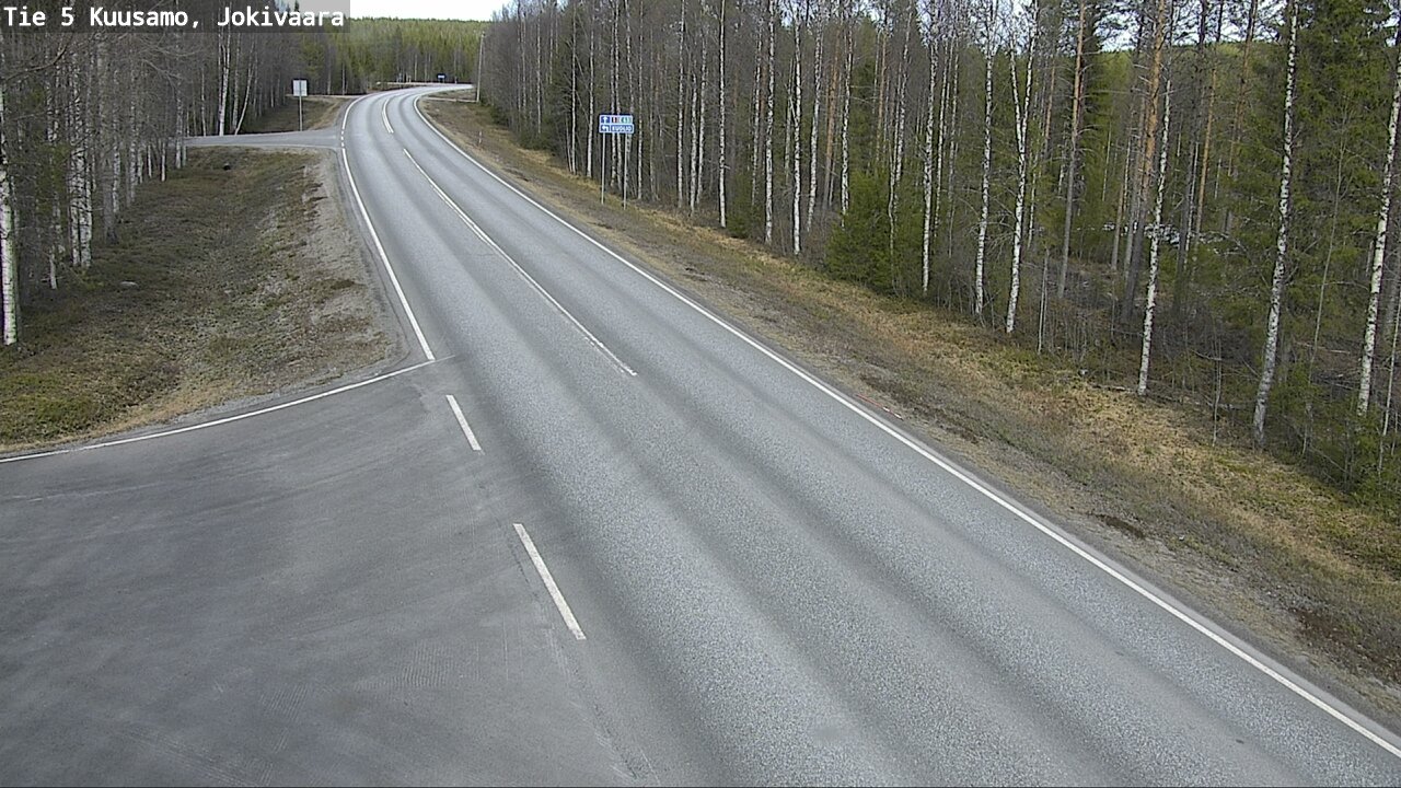 Kelikamerat Kuva Tie 5 Kuusamo, Jokivaara, Kuusamo, Pohjois-Pohjanmaa