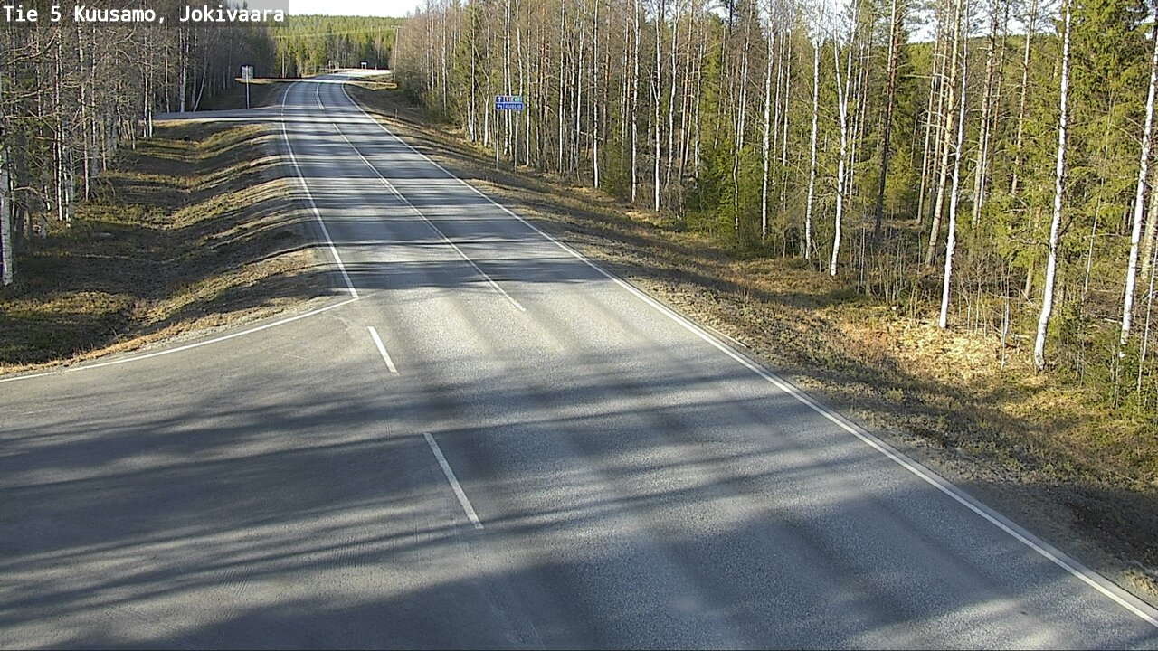 Kelikamerat Kuva Tie 5 Kuusamo, Jokivaara, Kuusamo, Pohjois-Pohjanmaa