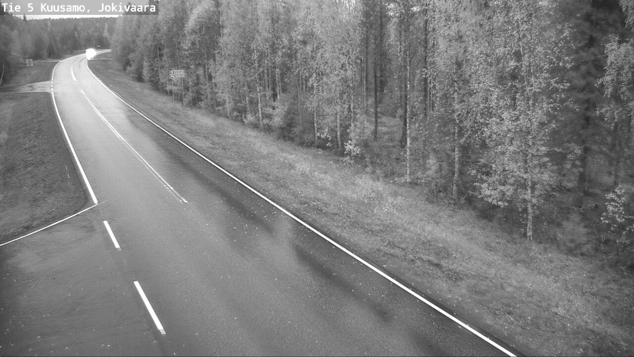 Weather Camera Image Road 5 Kuusamo, Jokivaara, Kuusamo, Pohjois-Pohjanmaa