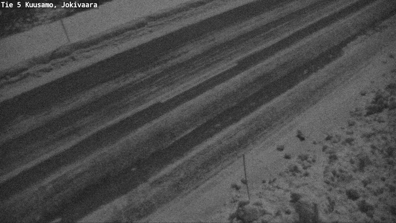 Weather Camera Image Road 5 Kuusamo, Jokivaara, Kuusamo, Pohjois-Pohjanmaa