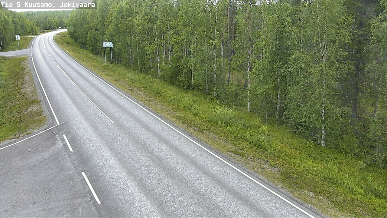 Kelikamerat Kuva Tie 5 Kuusamo, Jokivaara, Kuusamo, Pohjois-Pohjanmaa