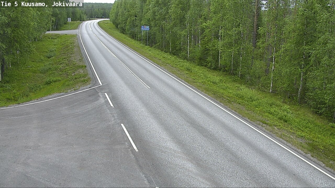 Kelikamerat Kuva Tie 5 Kuusamo, Jokivaara, Kuusamo, Pohjois-Pohjanmaa