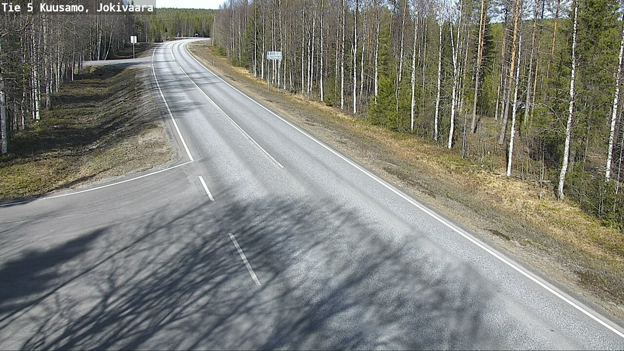 Kelikamerat Kuva Tie 5 Kuusamo, Jokivaara, Kuusamo, Pohjois-Pohjanmaa