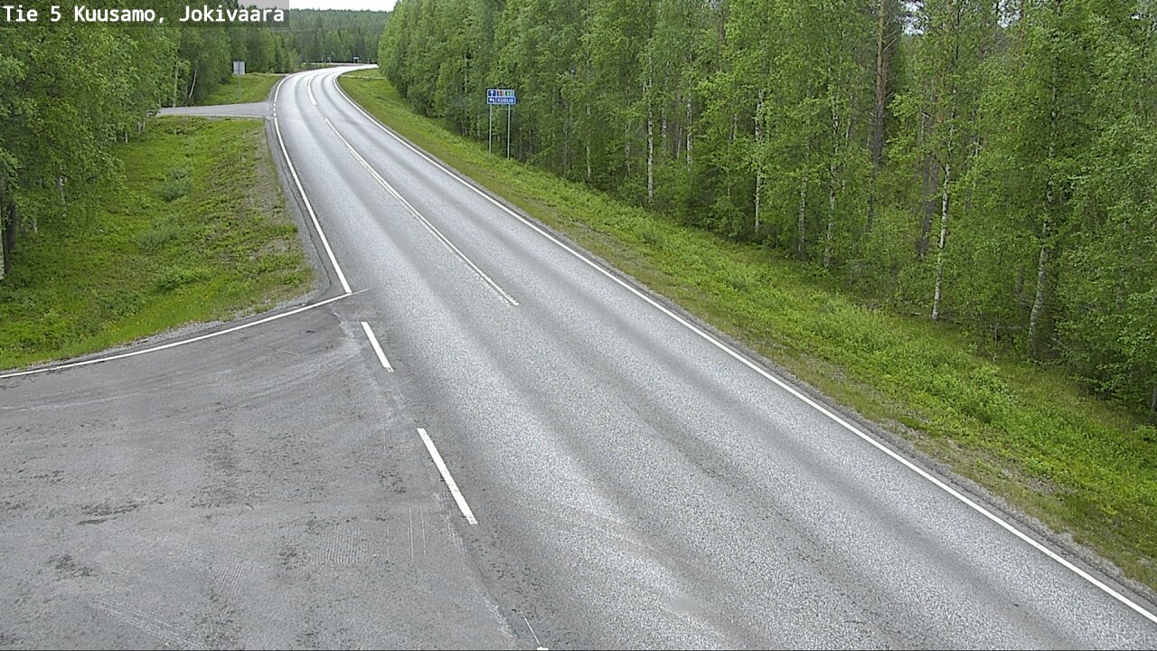 Kelikamerat Kuva Tie 5 Kuusamo, Jokivaara, Kuusamo, Pohjois-Pohjanmaa