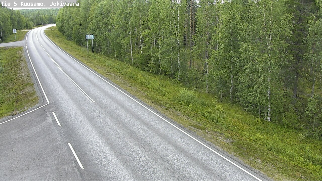 Kelikamerat Kuva Tie 5 Kuusamo, Jokivaara, Kuusamo, Pohjois-Pohjanmaa