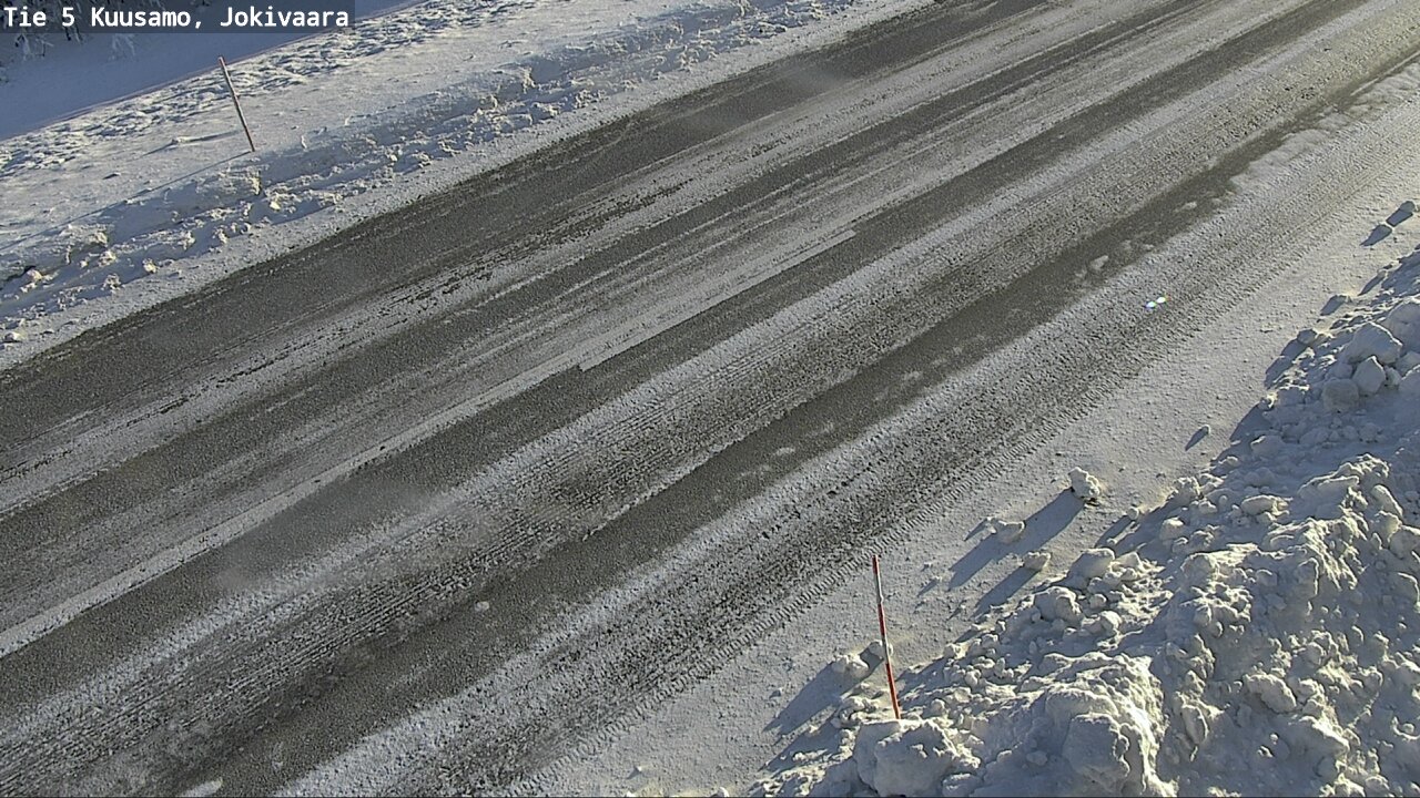 Weather Camera Image Road 5 Kuusamo, Jokivaara, Kuusamo, Pohjois-Pohjanmaa