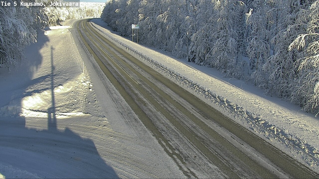 Weather Camera Image Road 5 Kuusamo, Jokivaara, Kuusamo, Pohjois-Pohjanmaa