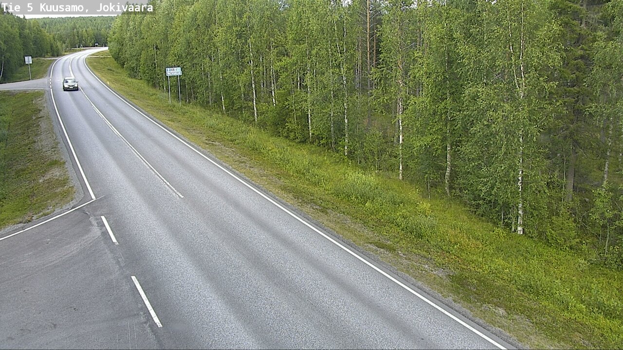 Kelikamerat Kuva Tie 5 Kuusamo, Jokivaara, Kuusamo, Pohjois-Pohjanmaa