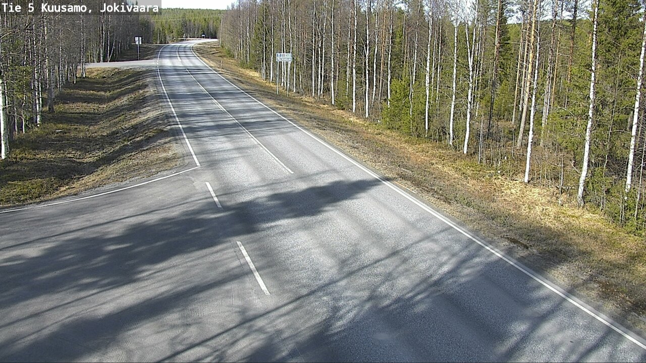 Kelikamerat Kuva Tie 5 Kuusamo, Jokivaara, Kuusamo, Pohjois-Pohjanmaa
