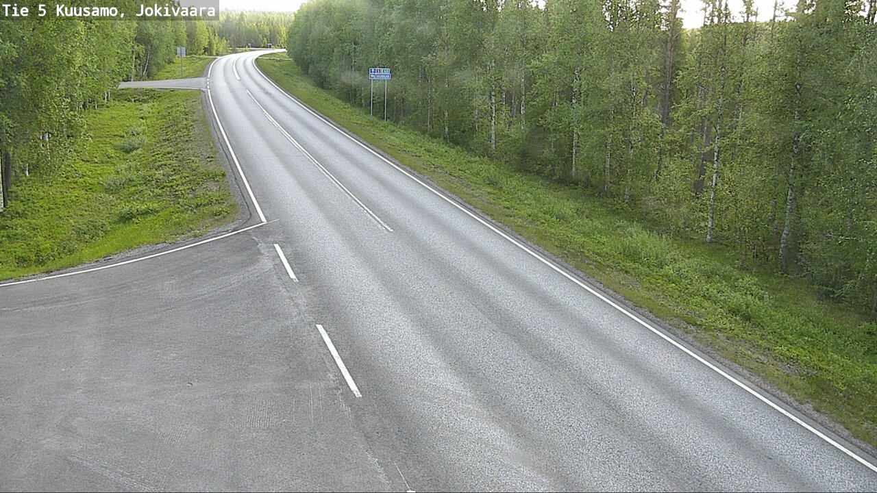 Kelikamerat Kuva Tie 5 Kuusamo, Jokivaara, Kuusamo, Pohjois-Pohjanmaa