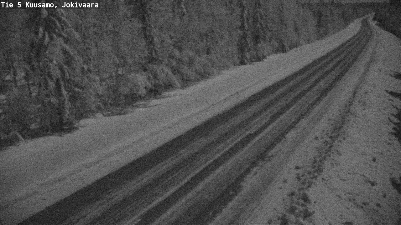 Weather Camera Image Road 5 Kuusamo, Jokivaara, Kuusamo, Pohjois-Pohjanmaa
