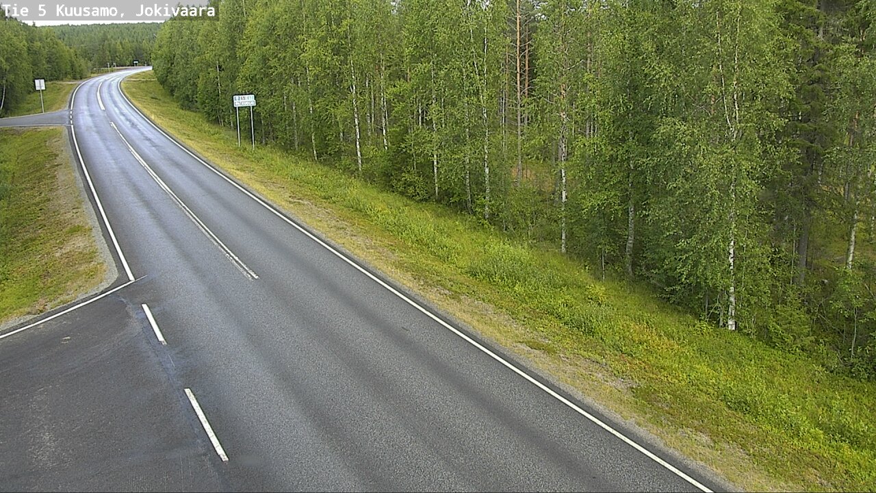 Kelikamerat Kuva Tie 5 Kuusamo, Jokivaara, Kuusamo, Pohjois-Pohjanmaa
