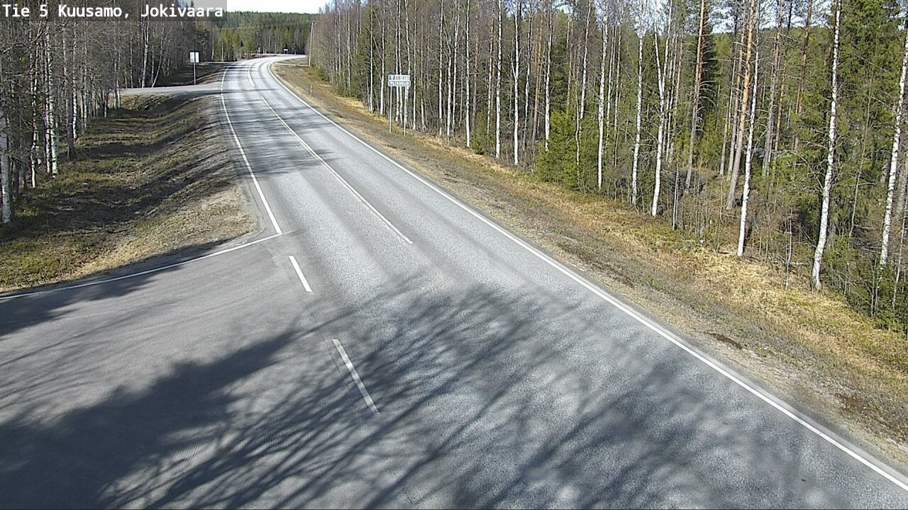 Kelikamerat Kuva Tie 5 Kuusamo, Jokivaara, Kuusamo, Pohjois-Pohjanmaa