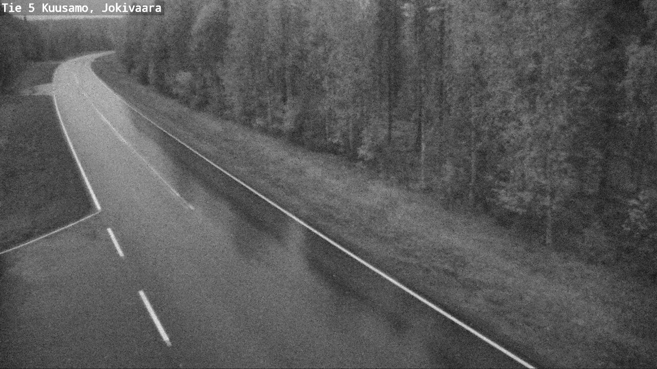 Weather Camera Image Road 5 Kuusamo, Jokivaara, Kuusamo, Pohjois-Pohjanmaa
