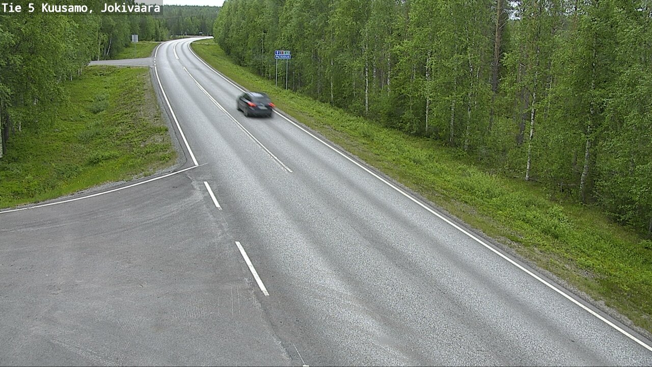 Kelikamerat Kuva Tie 5 Kuusamo, Jokivaara, Kuusamo, Pohjois-Pohjanmaa