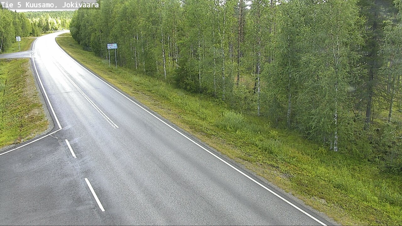 Kelikamerat Kuva Tie 5 Kuusamo, Jokivaara, Kuusamo, Pohjois-Pohjanmaa