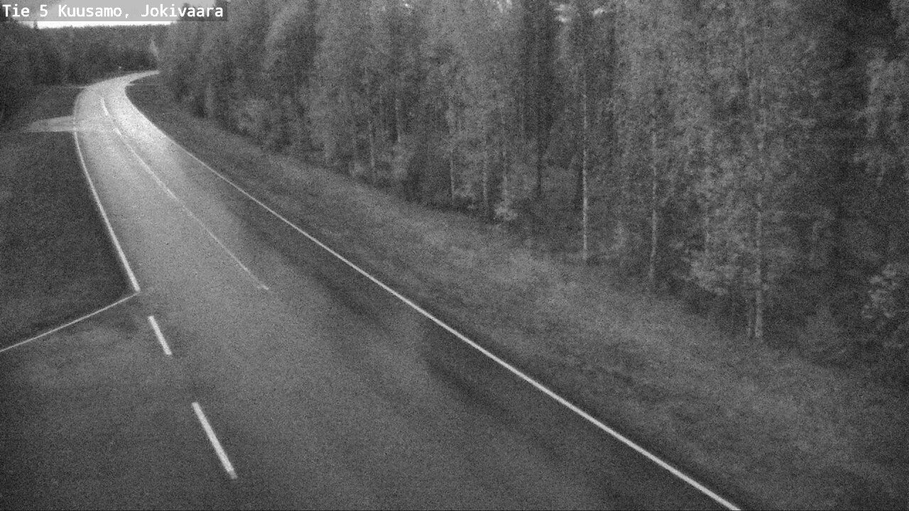 Weather Camera Image Road 5 Kuusamo, Jokivaara, Kuusamo, Pohjois-Pohjanmaa
